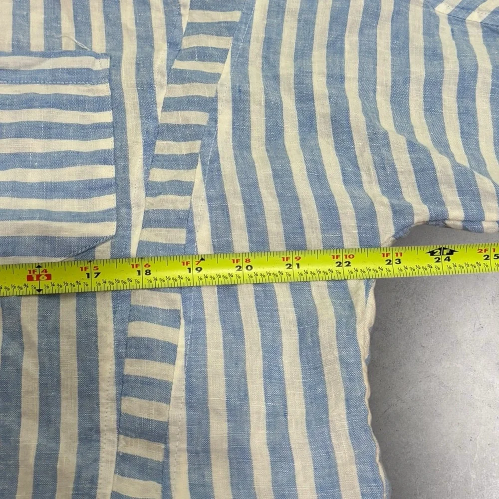 Vineyard vines 100% linen st Barths button down top - Picture 5 of 6